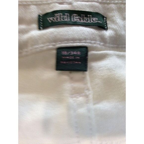 WILD Fable Women Jean Short  Size 18 White - Picture 3 of 3